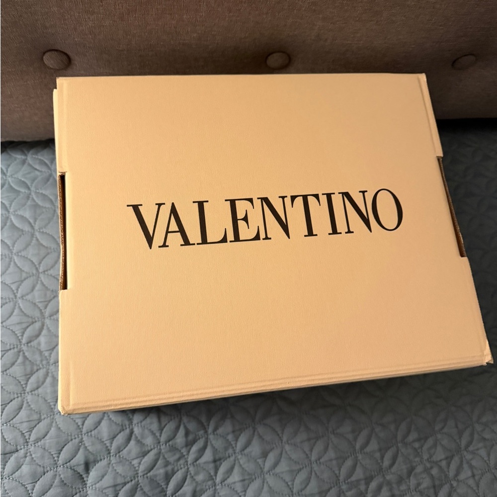 Valentino Tan Box with Logo